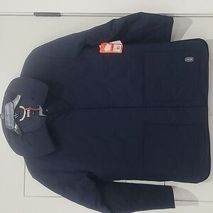 Bass Outdoor Oversized Quilted Dark Blue Jacket NWT